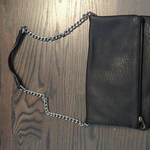 Express black clutch